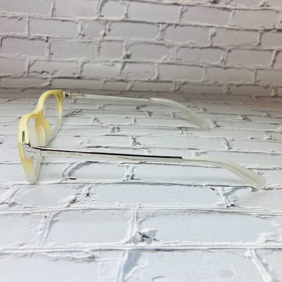 Michael Kors Rectangular Ivory Silver Eyeglasses Frames NWOT - Picture 8 of 12
